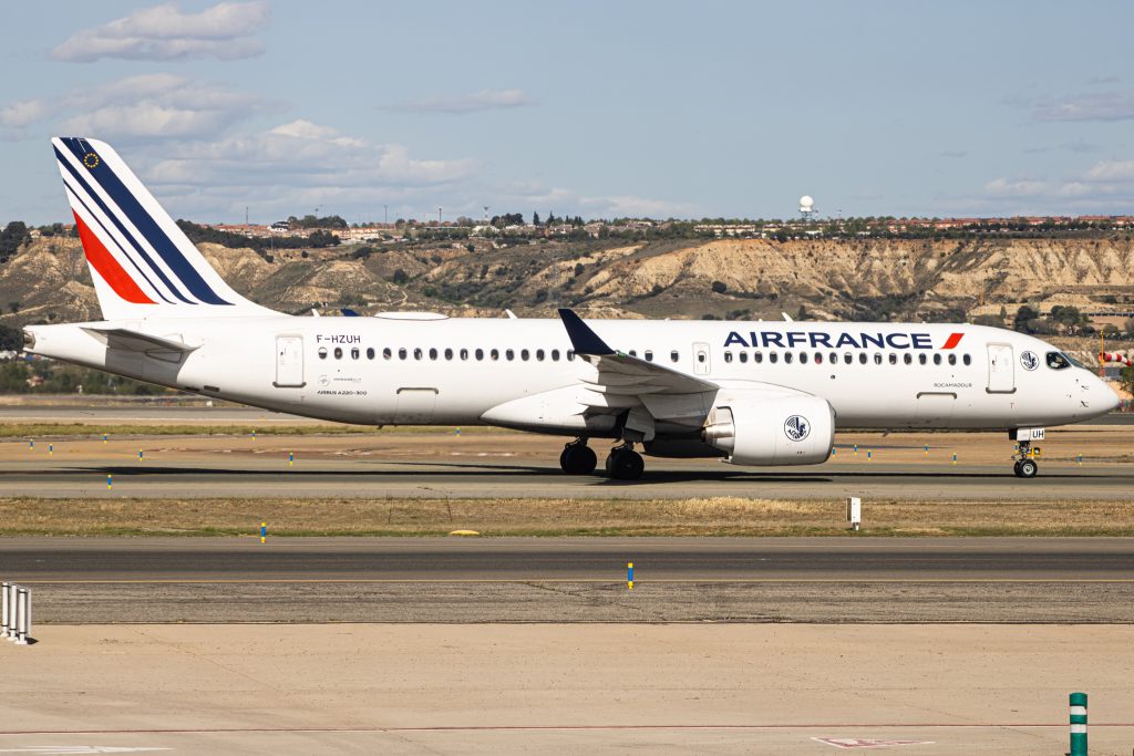Air France will operate the Airbus A220 on the Paris to London Gatwick rotation. 