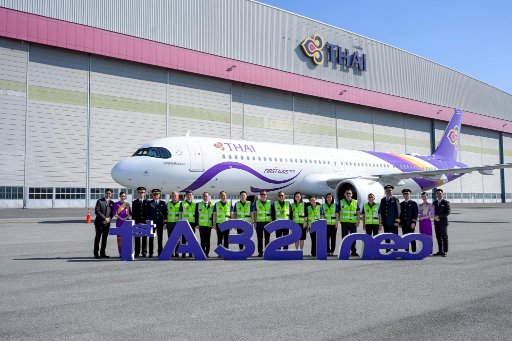 Thai Airways Takes Delivery of Its First Airbus A321neo as Provisional Route Plans Emerge