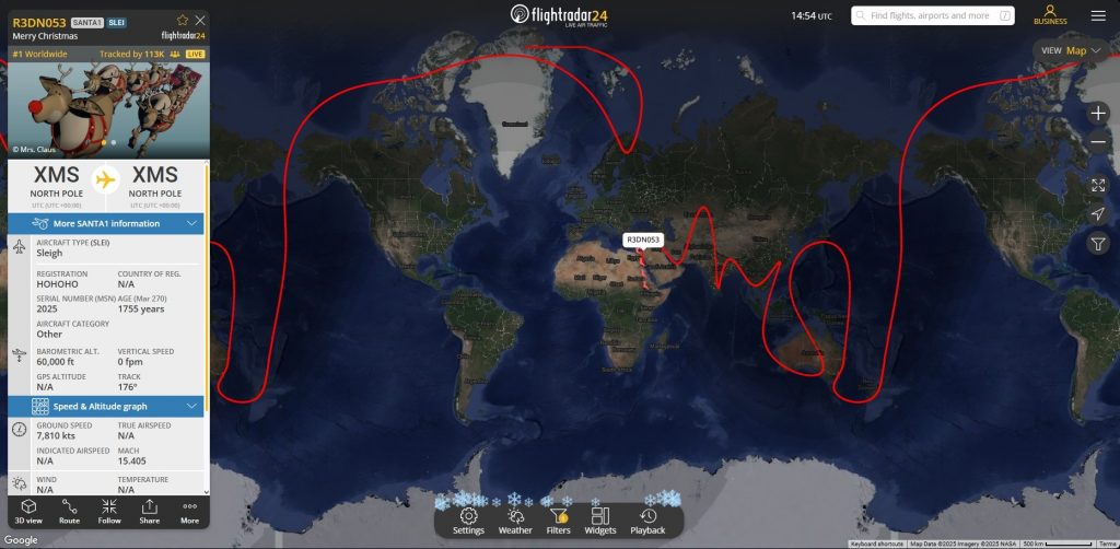 On this Christmas Eve, we will show you how to track Santa for Christmas 2025. 