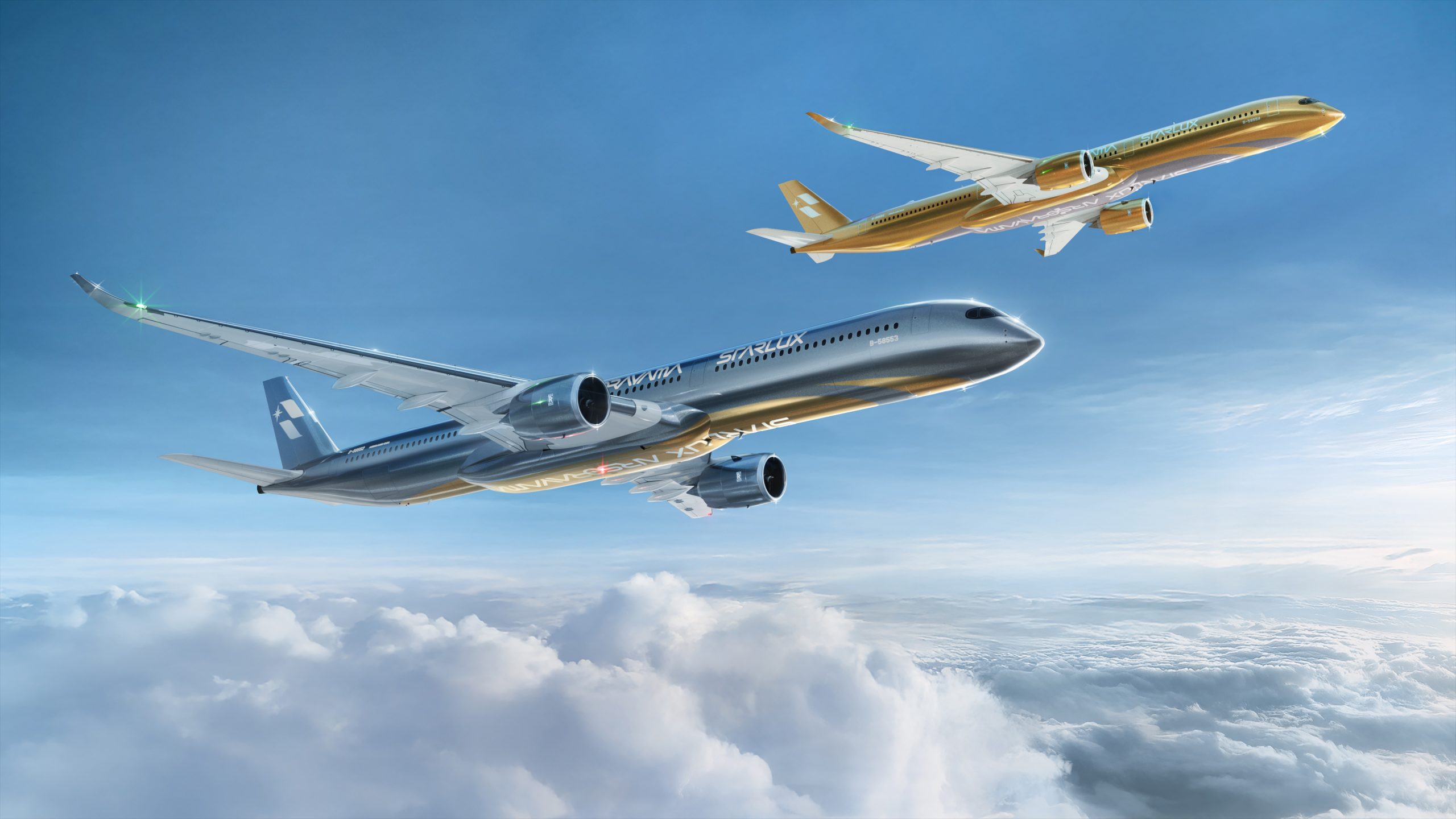 STARLUX Unveils Two Immense Liveries for Their Airbus A350-1000 Jets