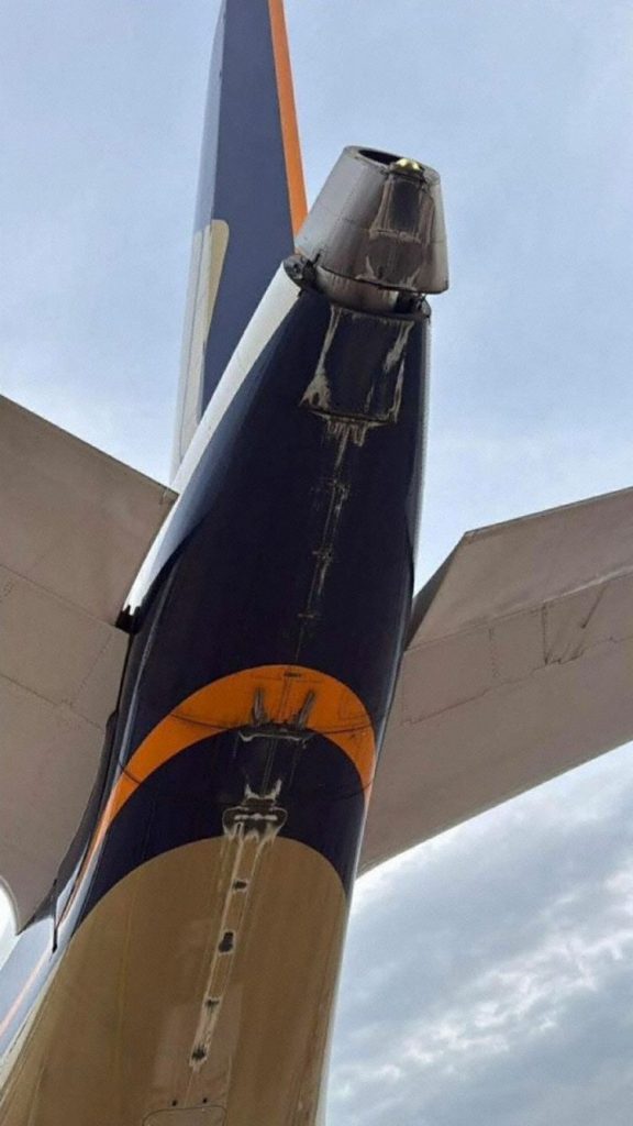 Singapore Airlines A350 suffers tail strike during go-around at Changi Airport; aircraft lands safely on second attempt and remains parked for inspection.