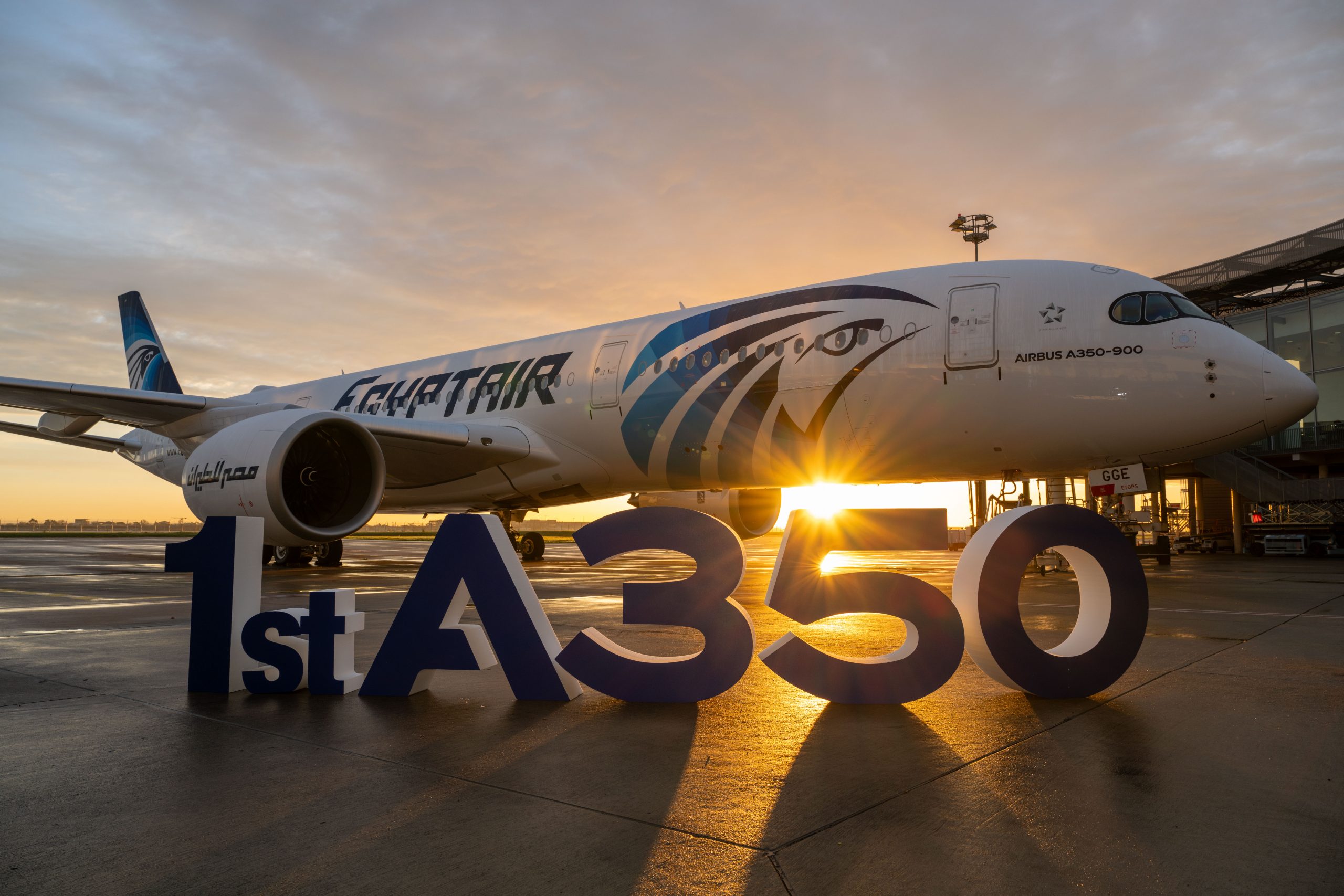EGYPTAIR Receives First Airbus A350-900
