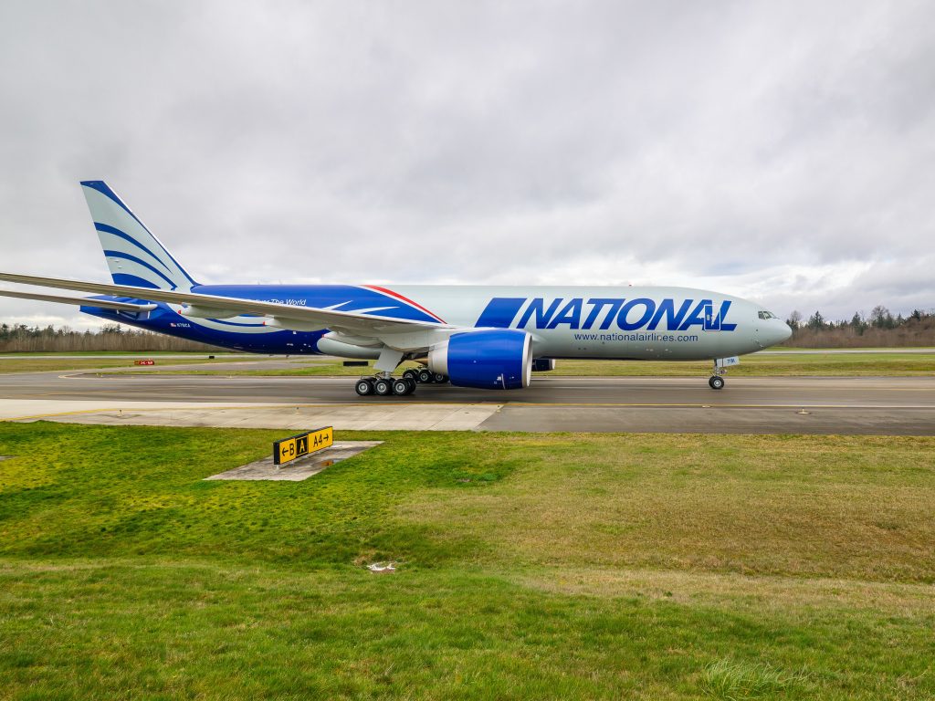 The first Boeing 777 Freighter for National Airlines has taken flight via some initial test flights for certification and entry-into-service.