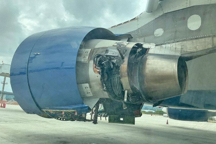 Pictures have emerged of the aftermath of the Delta Air Lines Airbus A330 that suffered an uncontained engine failure in Sao Paulo earlier this week.