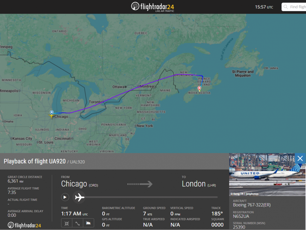 In an incident that has renewed focus on the aging fleet of United Airlines, Flight UA920 was forced to divert to Halifax Stanfield International Airport on Saturday night due to a technical issue. 