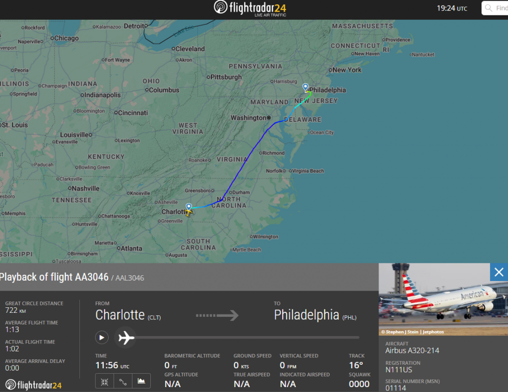 In a startling event that happened earlier today, an American Airlines flight requested law enforcement on arrival into Philadelphia.