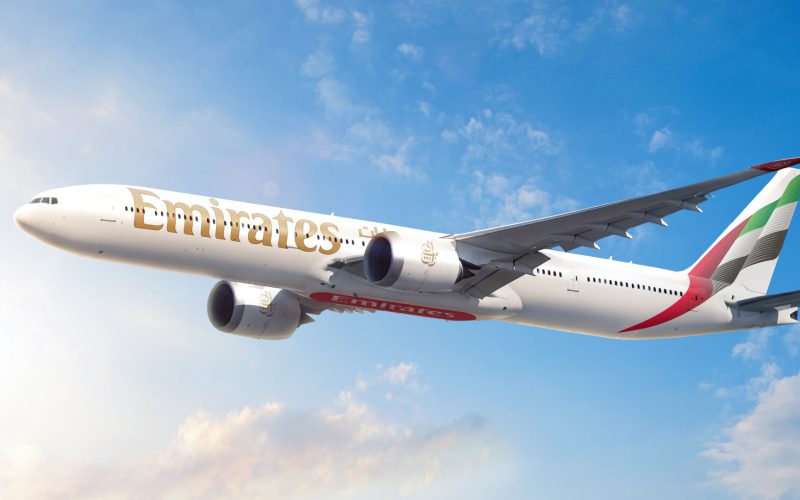 Emirates First Boeing 777X Rolls Out of the Factory