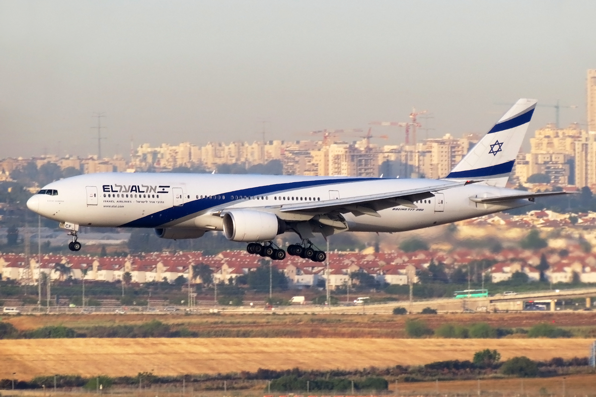 An El Al Boeing 777 descended to 600 feet badly misaligned on approach into Tel Aviv before a go around led to a safe landing minutes later.