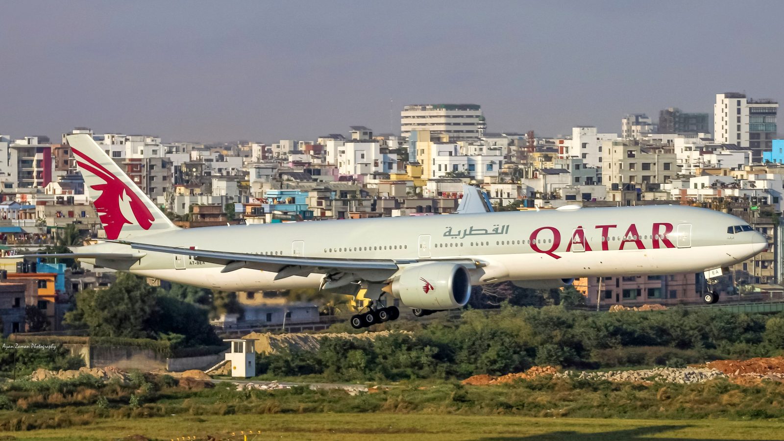 Qatar Airways QR970, a Boeing 777-300ER en route to Ho Chi Minh City, requested security after a passenger was found smoking onboard.