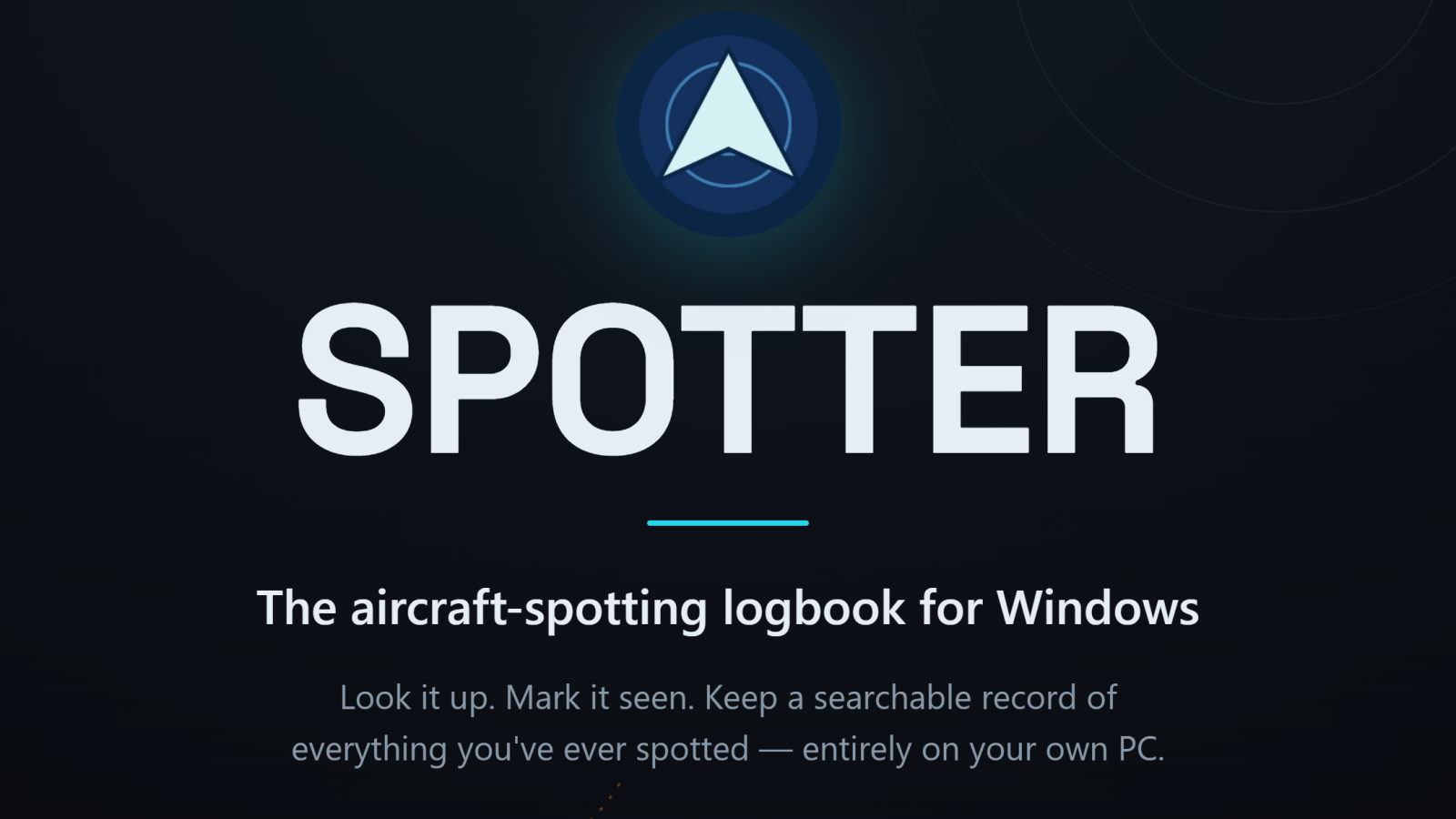 The Aviation Hub has built its own aircraft spotting app for planespotters, and it is available today. Spotter is a Windows desktop program made for anyone who marks off a registration the moment they see it.