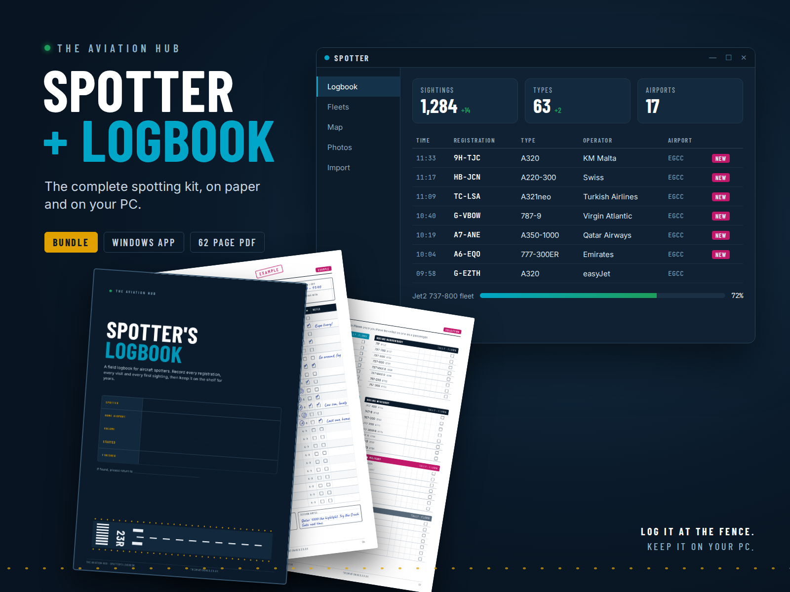 Spotter and Spotter's Logbook bundle