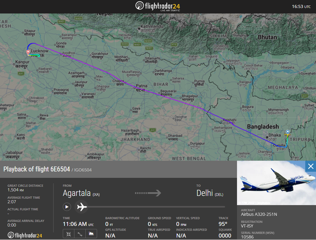 IndiGo flight 6E6504 diverted to Lucknow after a cargo hold smoke warning, the second such alert to hit the airport this month.