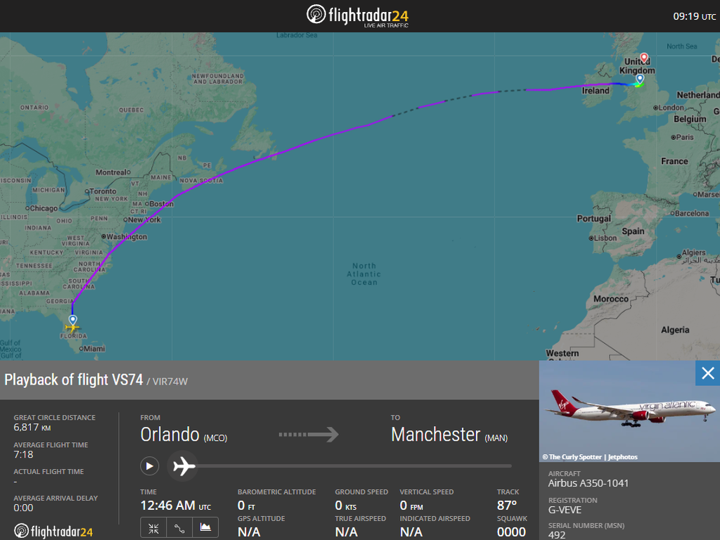 Earlier this morning, Liverpool Airport has had an interesting diversion, being a Virgin Atlantic Airbus A350-1000!