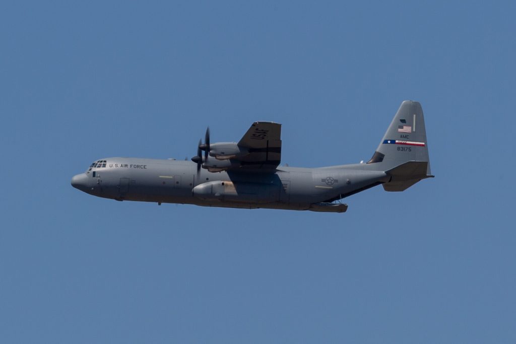AGM-183A ARRW: C-130J Super Hercules at the Dyess AFB Air Show in May 2018.
