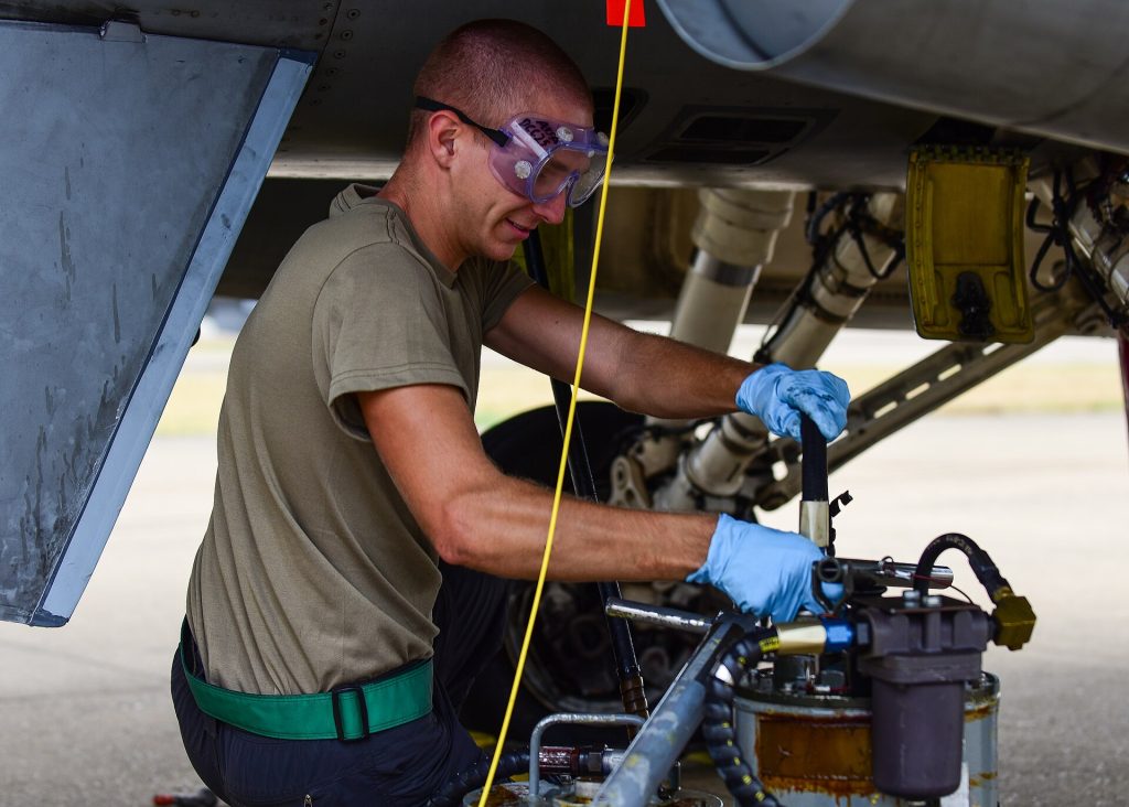 Jordan church attack: Airman 1st Class Michael Schutzius, 555th Fighter Generation Squadron crew chief from the 31st Fighter Wing, A