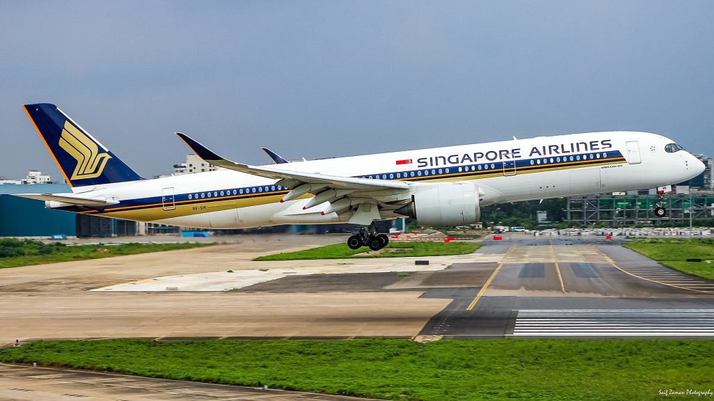 9V-SHI | Airbus A350-941 | Singapore Airlines | 322 | VGHS.