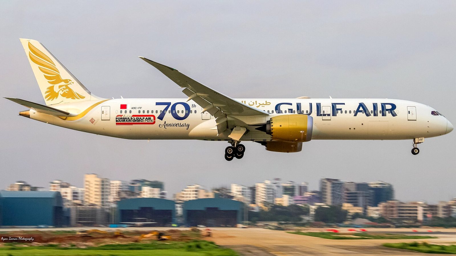 A9C-FF | Gulf Air | Boeing 787-9 Dreamliner | 39985 | VGHS.