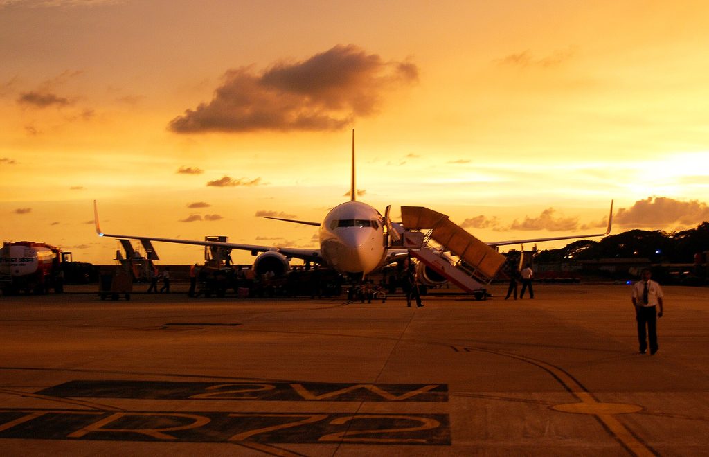 Air India Express Boeing 737 at Mangalore Airport