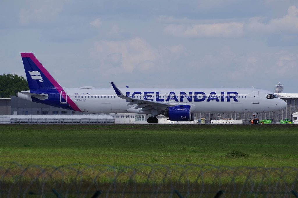 Airbus A321-271NXLR (c/n 12213, TF-IAA) of Icelandair marked 'Esja' at Schönefeld, Flughafen / EDDB (DE), 2026