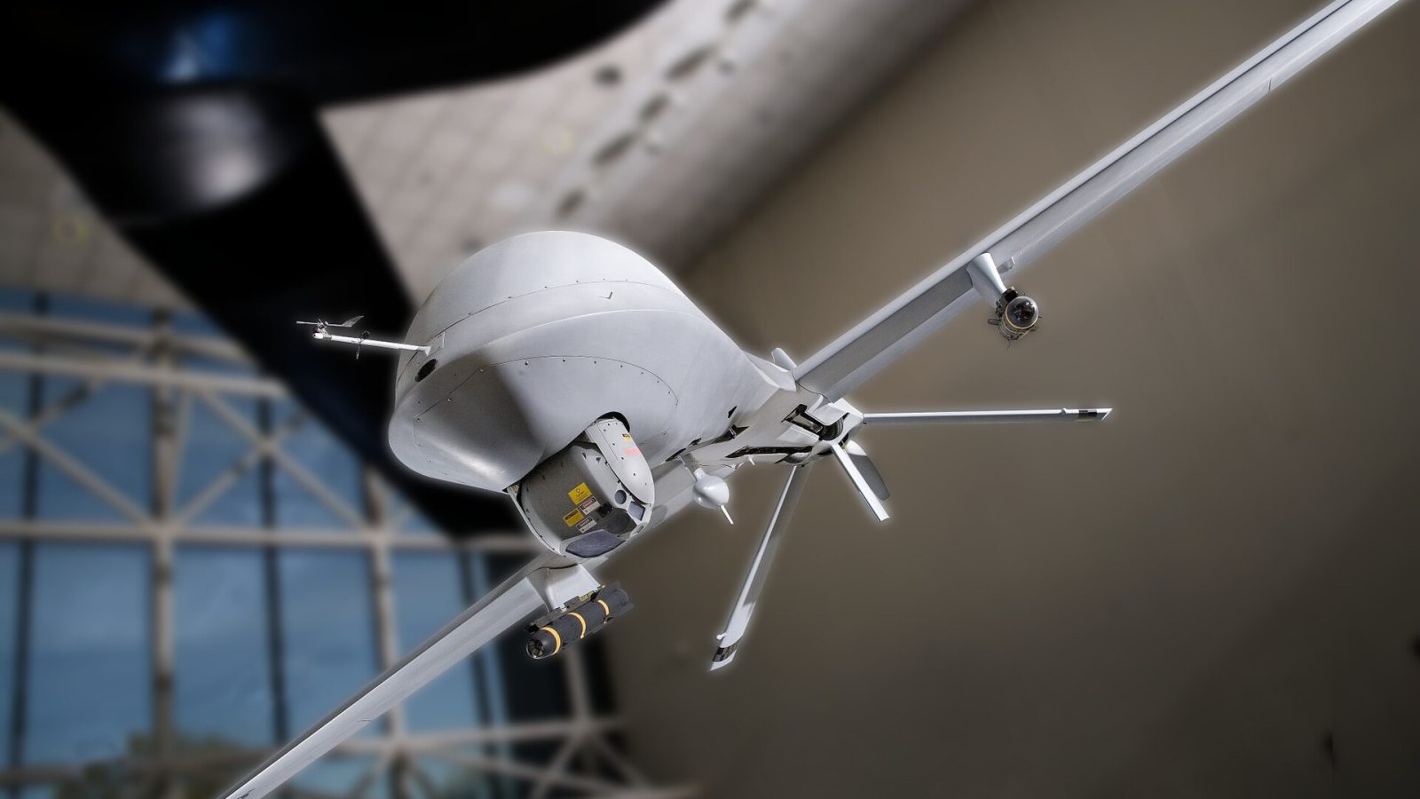 American Express strategy: Satellite data link system, an Electro-optical/Infrared (EO/IR) stabilized gimbal containing two color video c