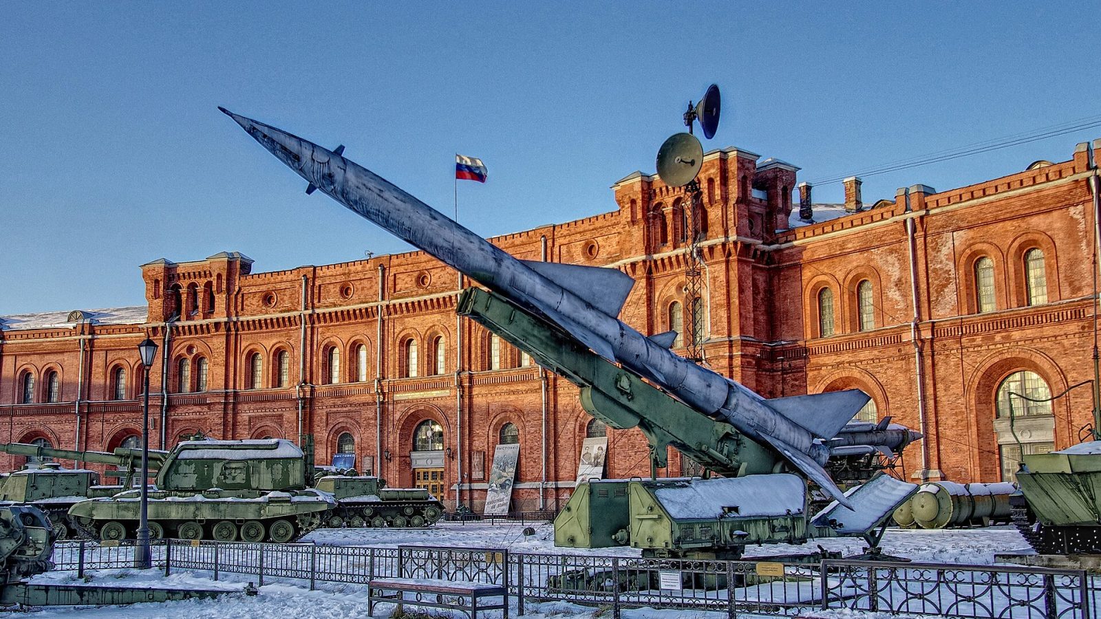 St Petersburg drone strike: Saint-Petersburg. Artillery Museum. The S-75 Dvina (Russian: С-75; NATO reporting name SA-2 Guideline) is a So