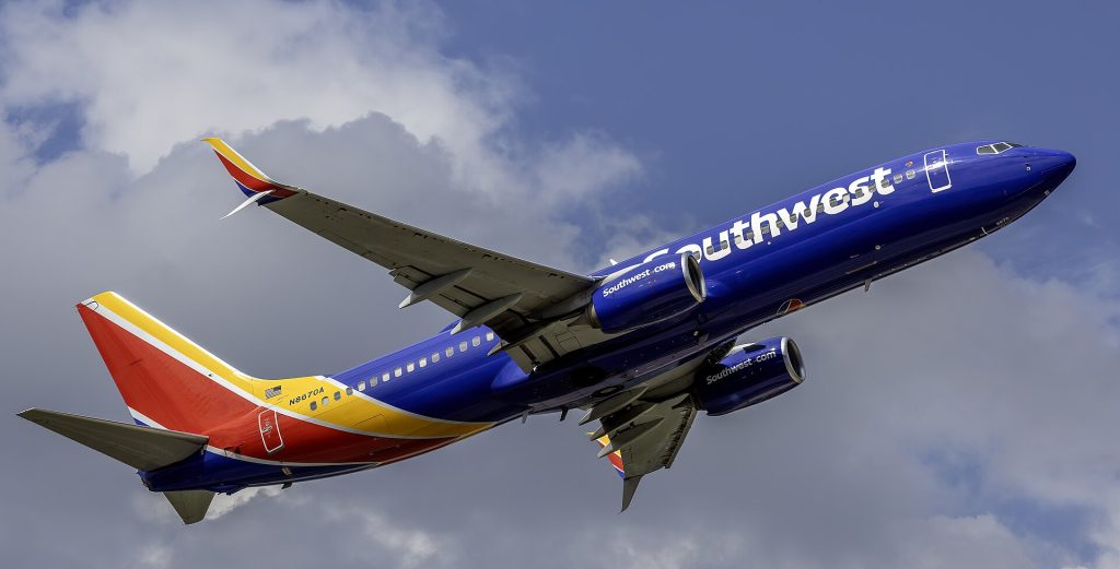 2015 Southwest Airlines Boeing 737-8H4 N8670A taking off at Baltimore-Washington International Thurgood Marsha