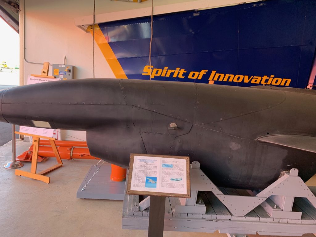 jet-powered drones: Teledyne Ryan AQM-34K (Model 147SRE) at Western Museum of Flight, Torrance