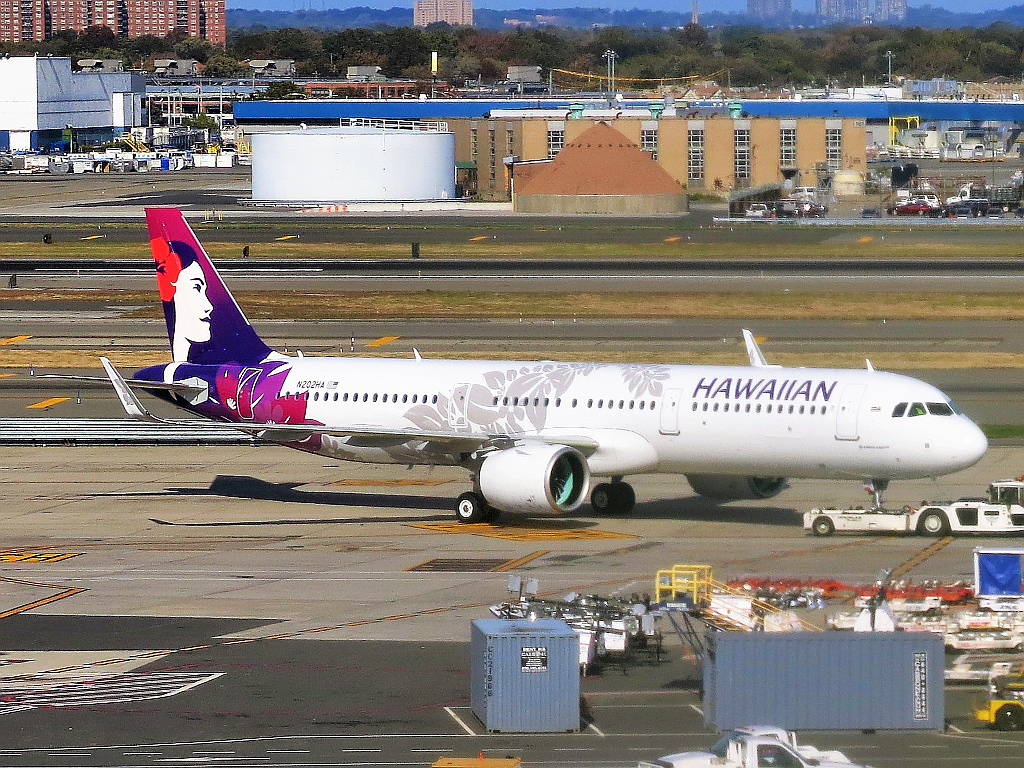 Cirium fleet forecast: The first Airbus A321neo for Hawaiian Airlines, but not yet in service with the airline, an Airbus A321neo in