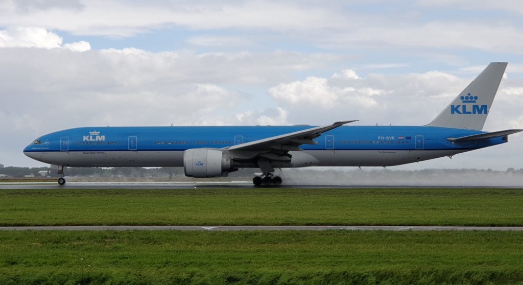 KLM and Swiss: KLM Boeing 777-300ER PH-BVK at Schiphol