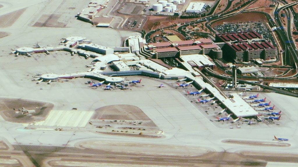 passenger satisfaction: McCarran International Airport is the principal commercial airport serving Las Vegas and Clark County, Nevada,