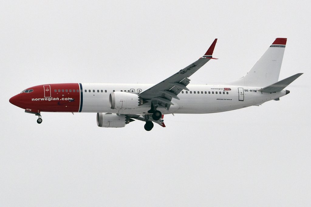 Norwegian, SE-RTM, Boeing 737-8 MAX