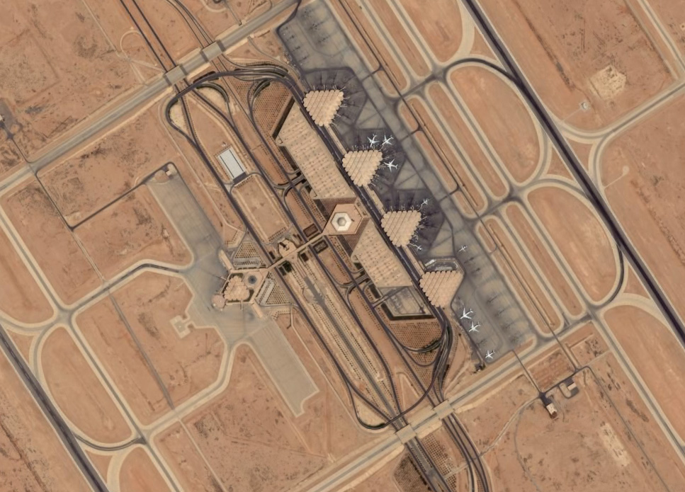 Flights at Riyadh King Khalid International Airport are suspended after Houthi missile and drone strikes, extending weeks of disruption across Saudi airspace.
