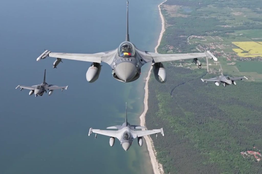 Mar-a-Lago air defence: Portuguese and Romanian Air Force F-16 Fighting Falcons are helping shield the skies over Estonia, Latvia and