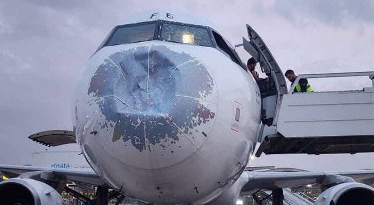 Yemenia A320 Damaged in Amman, Jordan